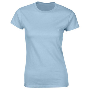 T-<span class=keywords><strong>shirt</strong></span> décontracté pour <span class=keywords><strong>femme</strong></span>, col rond, <span class=keywords><strong>100</strong></span> % <span class=keywords><strong>coton</strong></span>, 180 g/m², uni, manches courtes, personnalisable avec logo OEM, vierge - Product Image 5