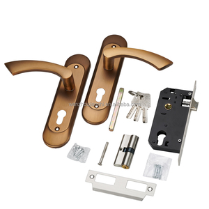 Khóa cửa sắt NỘI THẤT PHÒNG NGỦ bền trong nhà nhôm xử lý pintu kunci pintu xi lanh với các phím 58*40 Khóa cơ thể Lỗ mộng - Product Image 1