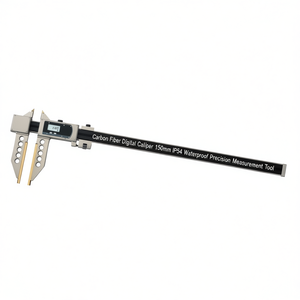 Carbon Fiber Digital Caliper 150mm IP54 Waterproof Precision <b>Measurement</b> <b>Tool</b> - Product Image 2