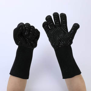 Gants résistants à la chaleur bon marché pour la fabrication de bonbons, Gants de <span class=keywords><strong>cuisine</strong></span> en silicone pour barbecue - Product Image 1