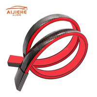 Kit de lèvre d'aileron arrière de troisième feu de freinage à LED universel bon marché d'usine pour les feux de freinage de coffre de voiture Finis en fibre de carbone