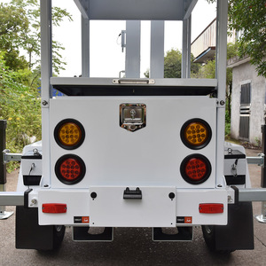 Portable Surveillance System Solution Mobile CCTV and PTZ <b>Camera</b> <b>Solar</b> Trailer UST600 Portable CCTV Trailer UST600 - Product Image 4