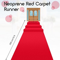 Neoprene Carpet Runner Reusable Plastic Floor Runner Non Slip Rubber Backed Runner Rugs