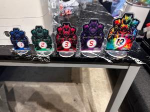 Porte-clés en acrylique avec logo personnalisé imprimé, breloques en plastique transparent, support avec impression numérique UV en acier inoxydable - Product Image 5