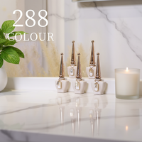 ZRKGEL OEM Nouvelle Arrivée 288 Couleurs Nicole HEMA/TPO Free UV Gel Nail Art Rich Pigmented Bottle Designer Private Label Nail Polish