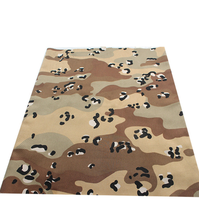 US Six-Color Desert Chocolate Camouflage 50% Nylon 50% Coton Imperméable Imprimé Ripstop Tissu Résistant À La Déchirure Tactique Vêtements