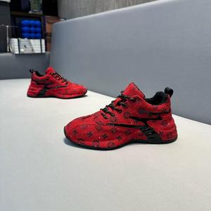 รองเท้าผ้าใบผู้ชายทรงหุ้มข้อสูง สไตล์ลำลอง ประดับคริสตัลลายพิมพ์  รุ่นเพิ่มความสูง พื้นหนา เหมาะสำหรับเดินเล่นในฤดูใบไม้ผลิ ปี 2026 - Product Image 2