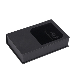 Caja magnética de cartón negra para regalo, embalaje de lujo, botella de <span class=keywords><strong>Perfume</strong></span> vacía con caja - Product Image 6