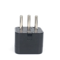 Adaptateur de prise universelle de type L vers adaptateur de prise italienne, prise à 3 broches