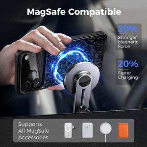 Forged Carbon Fiber Glossy Hard <strong>Case</strong> Magnets Anti Fingerprint for iPhone Samsung Google Pixel Series Factory OEM ODM - Product Image 3