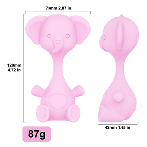 Giocattolo Sensoriale per Dentizione <span class=keywords><strong>all</strong></span>'Ingrosso, Nuovo Design, Sonaglio a Forma di Animale, Massaggiagengive <span class=keywords><strong>in</strong></span> Silicone per Neonati - Product Image 6
