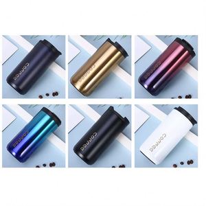 Oferta Especial: Termo de Acero Inoxidable de Doble Pared con Aislamiento al Vacío, 350ml y 500ml, para Café y Viajes - Product Image 3