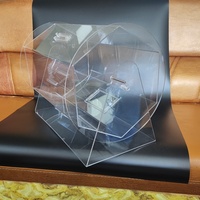 Tirelire en acrylique personnalisée verrouillable, tirelires en acrylique transparentes, boîte de tirelire en acrylique transparente