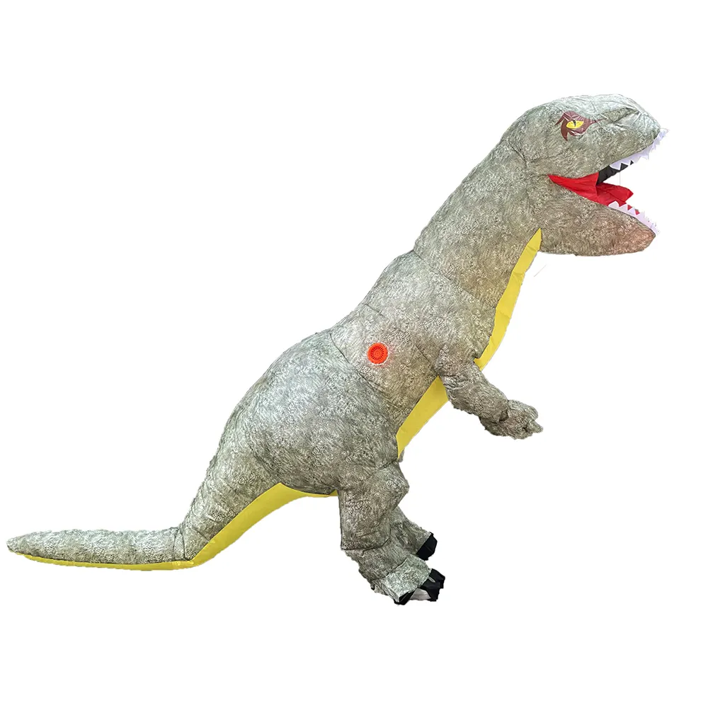 Nieuwe Stijl Halloween Kostuum Volwassen Maat Pak Full Body Opblaasbaar T-Rex Dinosaurus Kostuum