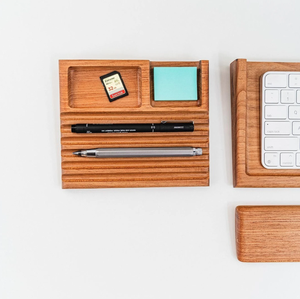 Support <span class=keywords><strong>de</strong></span> clavier en bois personnalisé pour bureau à domicile, avec repose-poignets et <span class=keywords><strong>rangement</strong></span> intégré - Product Image 3