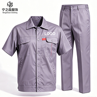 Tenue de travail d'usine respirante et confortable unisexe pour la construction – Été