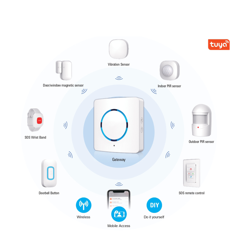 Smart WiFi Keypad Controlled Door Sensor