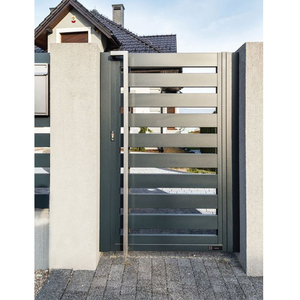 Sistema de Puerta Automática de Diseño Moderno, Puertas de Aluminio, Diseño de Cercas, Rejas para Hogar y Jardín, Puerta Automática Abatible - Product Image 5