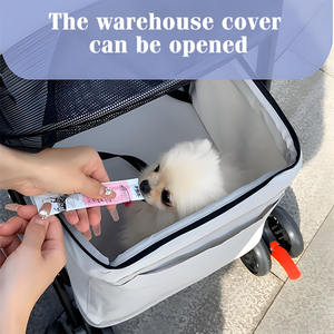 JXB Meilleure vente de transporteurs de <span class=keywords><strong>voiture</strong></span> pour animaux de compagnie Oxford pour chats, chiens, petits chiens. Roues légères pliables de grande capacité pour un transport facile - Product Image 4