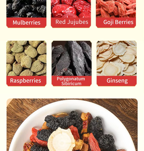 Tisane aux six trésors de ginseng OEM, mélange naturel avec goji, mûre et jujube rouge, 30 sachets, thé bien-être - Product Image 4