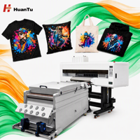 Machine d'impression textile personnalisée 60 cm à 8 têtes I3200 avec agitateur, haute efficacité, imprimante DTF UV EPS I3200*8 têtes