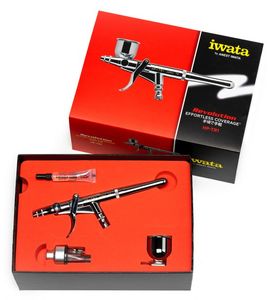 Ensemble d'aérographes à double action à alimentation par gravité de la série Anest, buses de 0,3 mm/0,5 mm, capacité des gobelets de 0,4 ml-15 ml-30 ml - Product Image 5