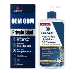 <span class=keywords><strong>Nettoyant</strong></span> moussant à l'huile de squalane, à l'acide hyaluronique et aux céramides pour peaux sèches à très sèches, hydratant pour le <span class=keywords><strong>visage</strong></span> et le corps, sans résidus - Product Image 1