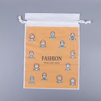 Sac à cordon double couche en CPE dépoli, étanche, avec GPS, panneau solaire, RFID et USB, pour voyage, rangement de vêtements, coffret cadeau, téléphone portable