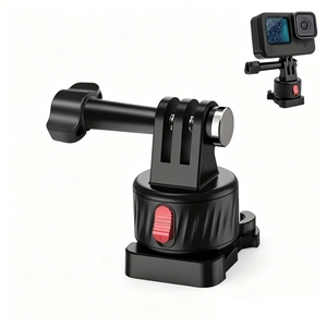 Adaptador de Montaje para Cámara de Acción con Rotación de 360 Grados y Liberación Rápida |   Soporte de Base Universal <span class=keywords><strong>GoPro</strong></span> para Hero/DJI Osmo/Insta360 Sports - Product Image 1