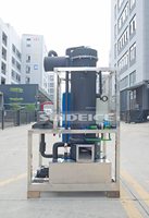Machine à glaçons tubulaires automatique à refroidissement par air, à économie d'énergie, de 1 tonne, pour usage industriel, SINDEICE, fourniture directe d'usine