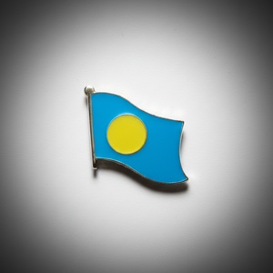 GREPAS GIFTS Pin de Solapa de 1 Pulgada con Bandera de <span class=keywords><strong>Palau</strong></span>, Pin Patriótico Mundial para Sombrero y Solapa - Product Image 3