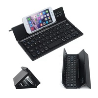 SUNGI Mini Katlanabilir Kablosuz Klavye Alüminyum Alaşımlı Gövde iPad iPhone Tabletler için Taşınabilir