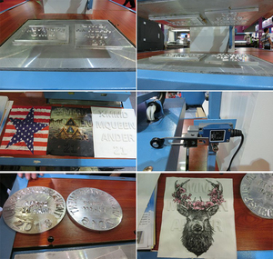 New Automatic Single Station Heat Press 40*60cm Hydraulic Flatbed <b>Printer</b> Embossing Machine Garment T-Shirts 3D Print Transfer - Product Image 5