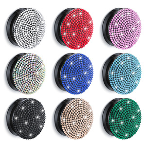 Anneau de protection ABS pour bouton de démarrage à une touche, incrusté de diamants, pour modification intérieure de voiture, avec décoration en pierres thermofusées - Product Image 5