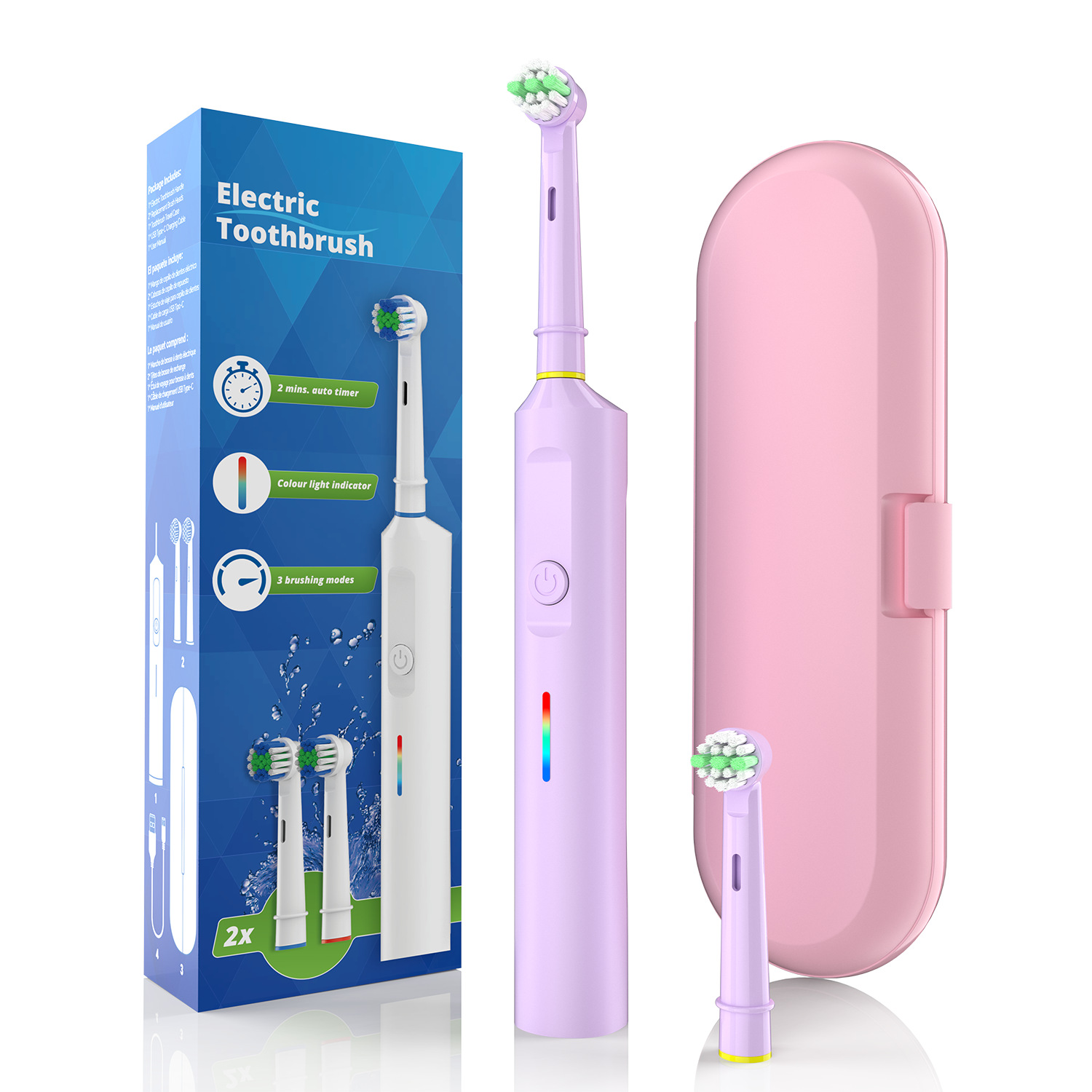 3957A Toothbrush - Pink [SB-10 Children's Bristle]