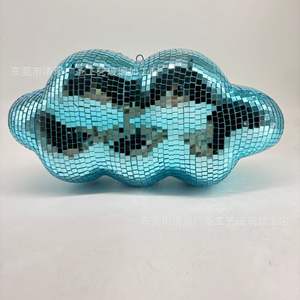 Decoración de Nube de Bola de Discoteca Chuang De, Nube Esponjosa Brillante y Linda para el Hogar, Cuarto de Niños, Dormitorio, Fiesta en Plata, Oro, Rosa y Azul - Product Image 5