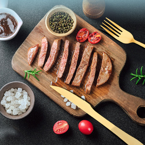 Ensemble de couteaux et fourchettes occidentaux en acier inoxydable 1010, couteau spécial steak, logo personnalisé disponible, vente en gros de vaisselle pour hôtels et restaurants - Product Image 2