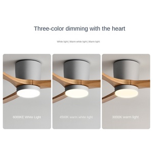 Meilleur prix ventilateur de plafond décoratif vintage de style américain 220 v ventilateur de plafond alimenté par enroulement avec lumière - Product Image 2