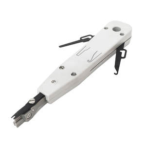 Outil de sertissage et d'insertion pour connecteurs Keystone réseau, outil de poinçonnage à impact RJ11 RJ45 facile pour la gestion des câbles - Product Image 1