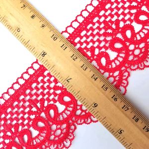 Prezzo di fabbrica disegni moda 6cm ricami multicolore Guipure pizzo tessuto <span class=keywords><strong>per</strong></span> <span class=keywords><strong>abbigliamento</strong></span> donna DB202 - Product Image 3