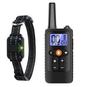 880 impermeable recargable eléctrico electrónico choque vibración voz mascota perro entrenamiento <span class=keywords><strong>Collar</strong></span> con control remoto - Product Image 3