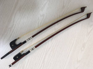 Fiocco per basso doppio tedesco/francese arco per basso ottagonale di alta qualità doppio fiocco per violoncello accessori per corde in legno brasiliano - Product Image 2