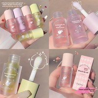 Huile à lèvres hydratante et cristalline Gegebear Private Label, base de rouge à lèvres pour femme, soin des lèvres au miel, anti-rides, cosmétique de beauté