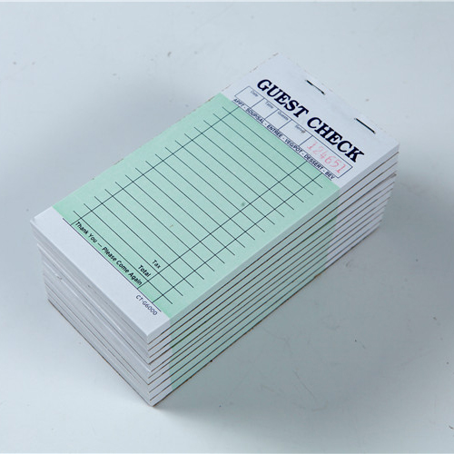 Безкарбоновые прокладки для официанта, гостевая проверка с форменной печатью