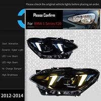 Adapté aux modèles BMW Série 1 F20 de 2012 à 2014, phare pour les feux de jour LED de style « dents » et modification des clignotants