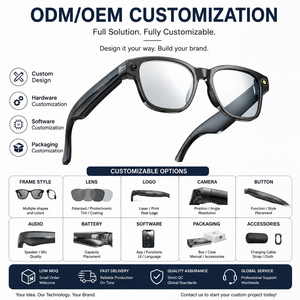 Lunettes de soleil intelligentes d'extérieur SENBONO L801 avec blocage de la lumière bleue, assistant vocal IA, WIFI, enregistrement vidéo 4K et caméra pour appels - Product Image 3