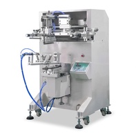 Imprimante sérigraphique semi-automatique cylindrique de haute qualité la plus populaire pour l'étiquetage des contenants, des bouteilles et des pots dans les industries agricoles