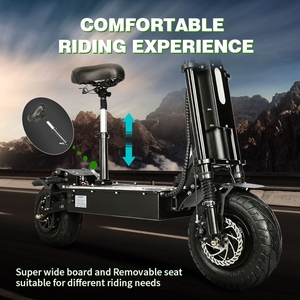 Trottinette Électrique Tout-Terrain HCBK Super Factory, Pliable, Double Moteur 14 Pouces, 60V/72V, pour Adulte – <span class=keywords><strong>Stock</strong></span> UE/<span class=keywords><strong>US</strong></span>/UK Disponible, Livraison Rapide - Product Image 6