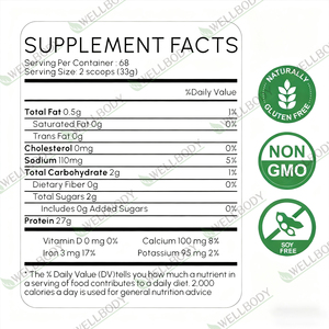 WELLBODY Compléments Alimentaires Purs <span class=keywords><strong>Protéine</strong></span> de Pois en Vrac Extrait de <span class=keywords><strong>Protéine</strong></span> de Pois Naturelle Poudre de Peptide de <span class=keywords><strong>Protéine</strong></span> de Pois - Product Image 6