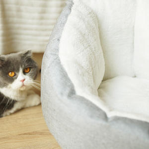 Bonne qualité écologique à bas prix doux chaud moelleux solide forme de beignet <span class=keywords><strong>lit</strong></span> <span class=keywords><strong>pour</strong></span> animaux de compagnie lavable coussin canapé <span class=keywords><strong>pour</strong></span> petits chats et chiens - Product Image 4